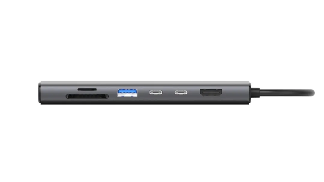 Sitecom CN-5603 6-in-1 USB-C Multiport Hub - Zilver