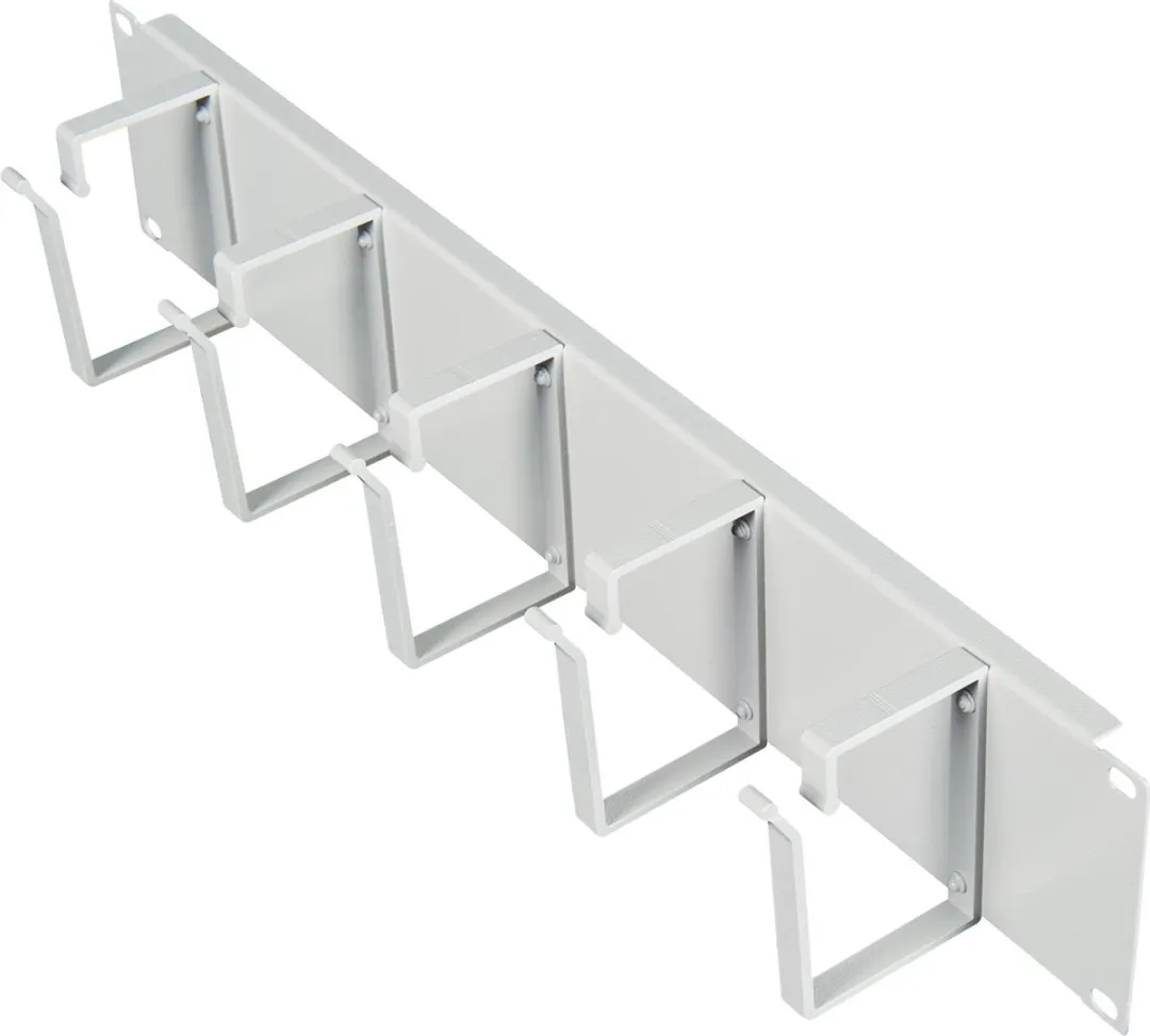 Roline 19-inch Rangeerpaneel 2U - 85x60mm Grijs - afbeelding 2 van 4