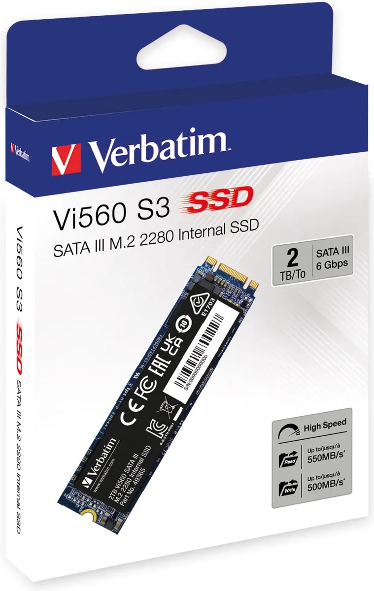 Verbatim Vi560 S3 49365 M.2 SATA SSD 2TB