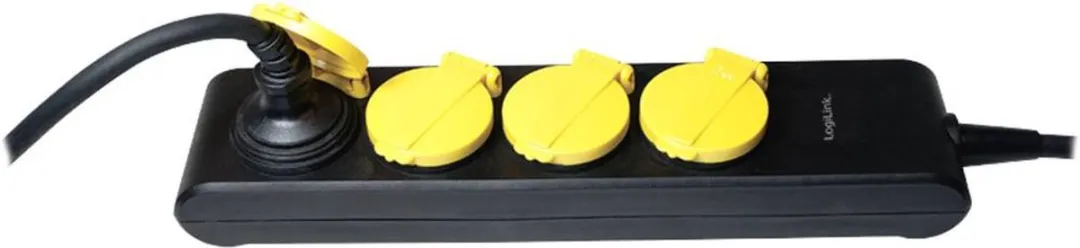 Logilink LPS212 Stekkerdoos - Zwart