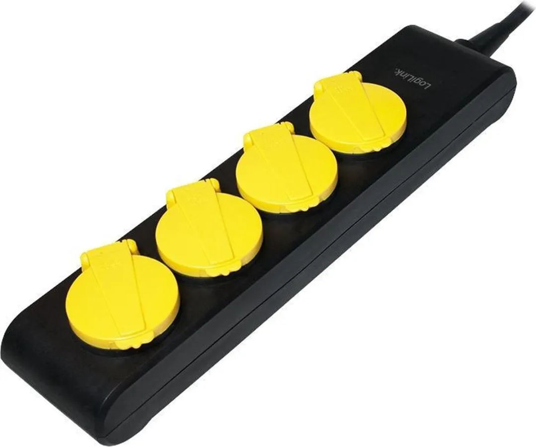 Logilink LPS212 Stekkerdoos - Zwart - afbeelding 6 van 6