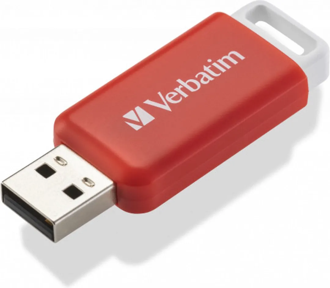 Verbatim V DataBar 49453 USB-stick 16GB - Rood