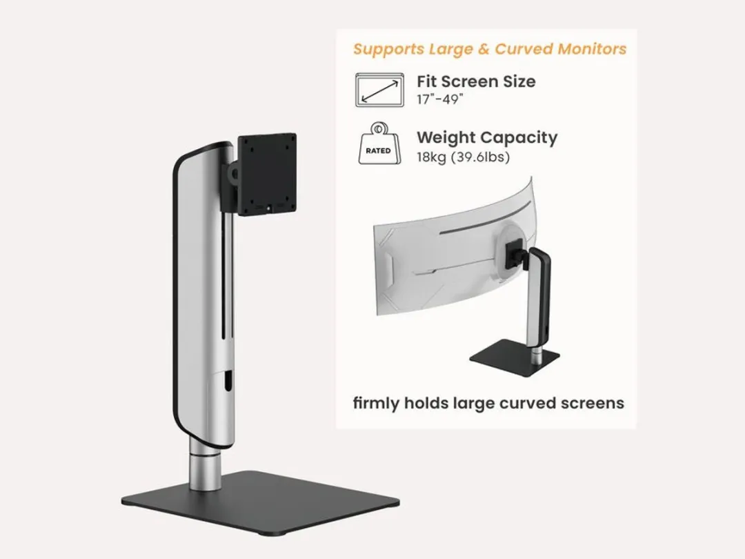 Equip 650129 TV-Bevestiging 124,5cm - Zilver