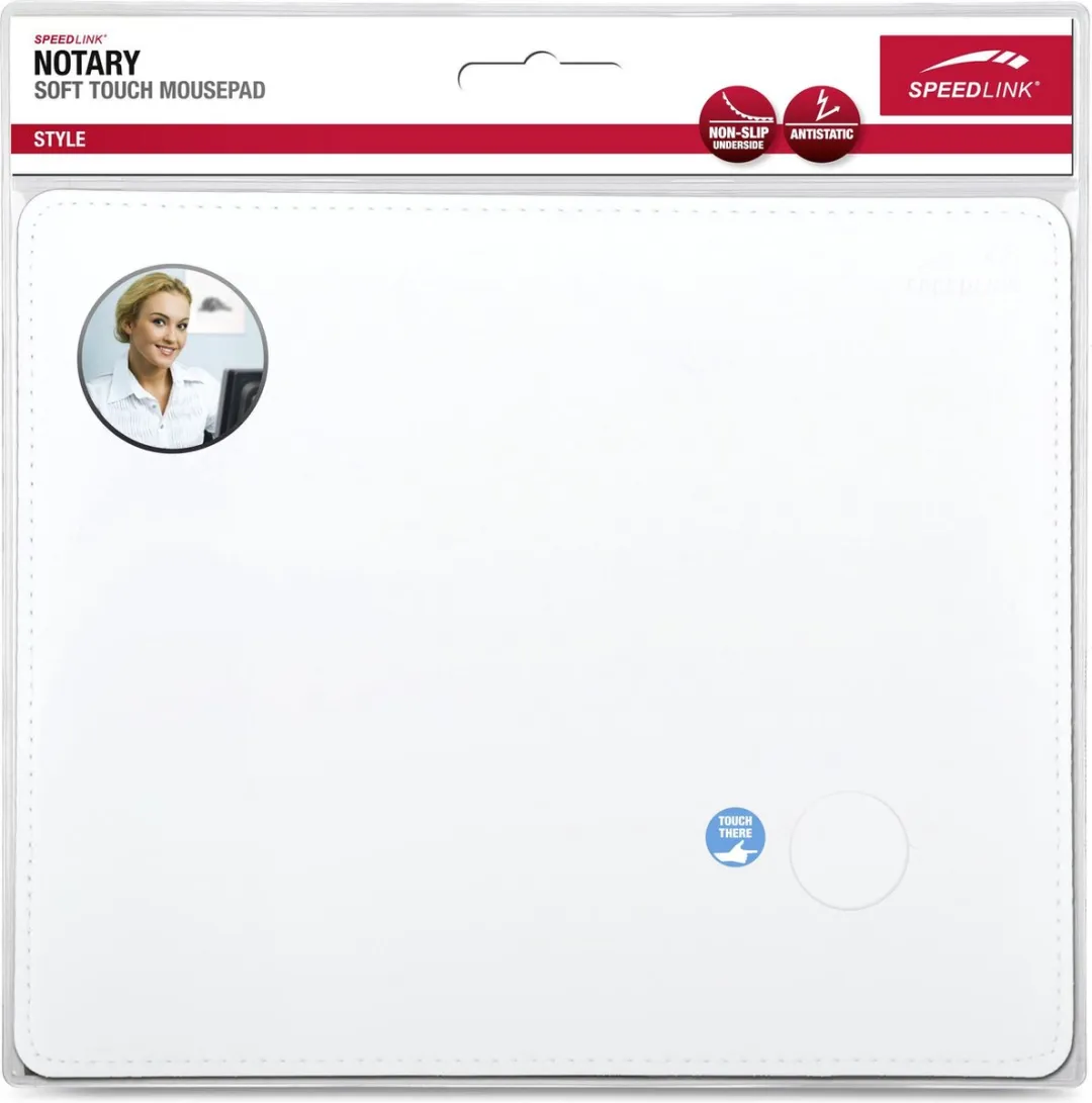 Speedlink NOTARY Muismat Lederlook Wit