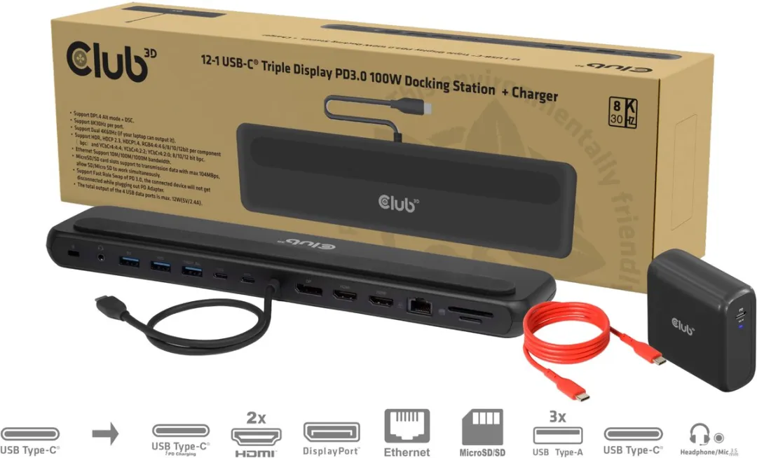 Club3D CSV-2541 USB-C Docking Station
