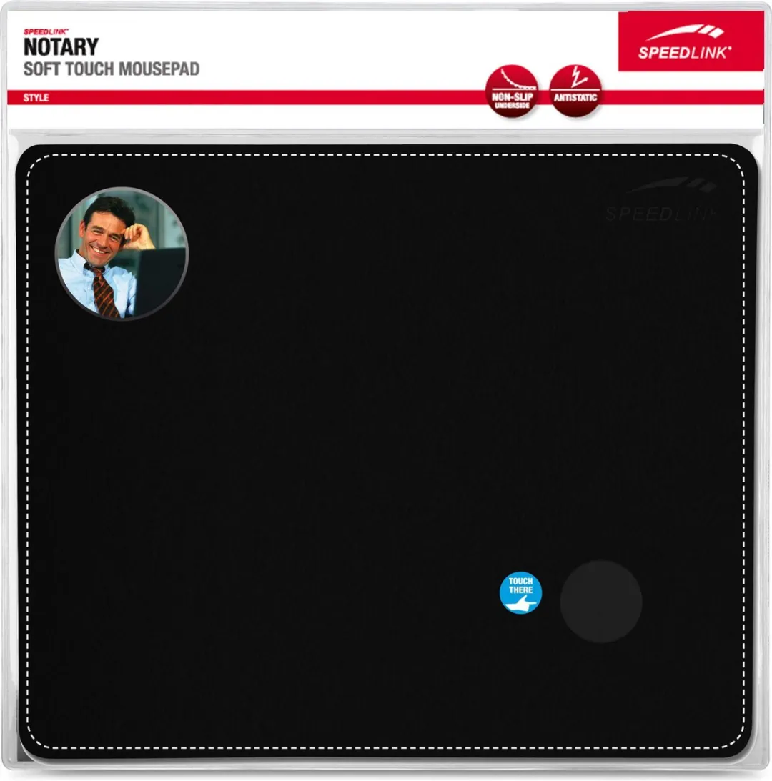 Speedlink Notary Lederlook Muismat - Zwart