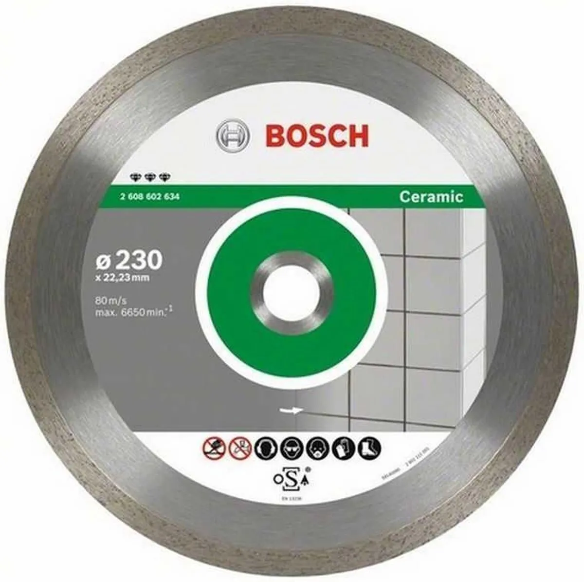 Bosch Diamantdoorslijpschijf Best for Ceramic 230mm - Keramiek
