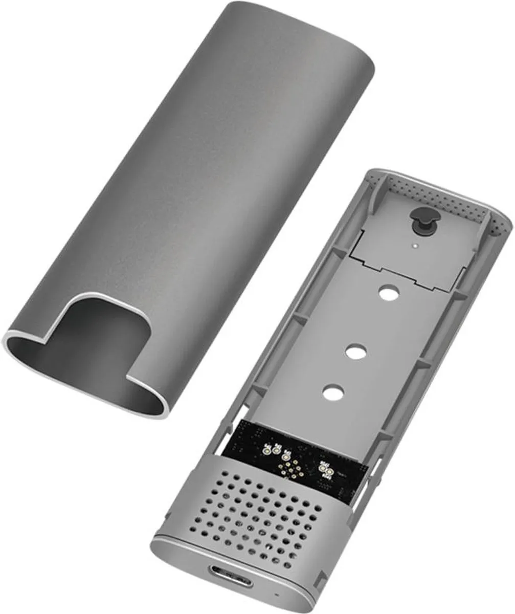 Logilink UA0389 M.2 SSD-behuizing - USB-C 3.2 Gen 2 - Aluminium