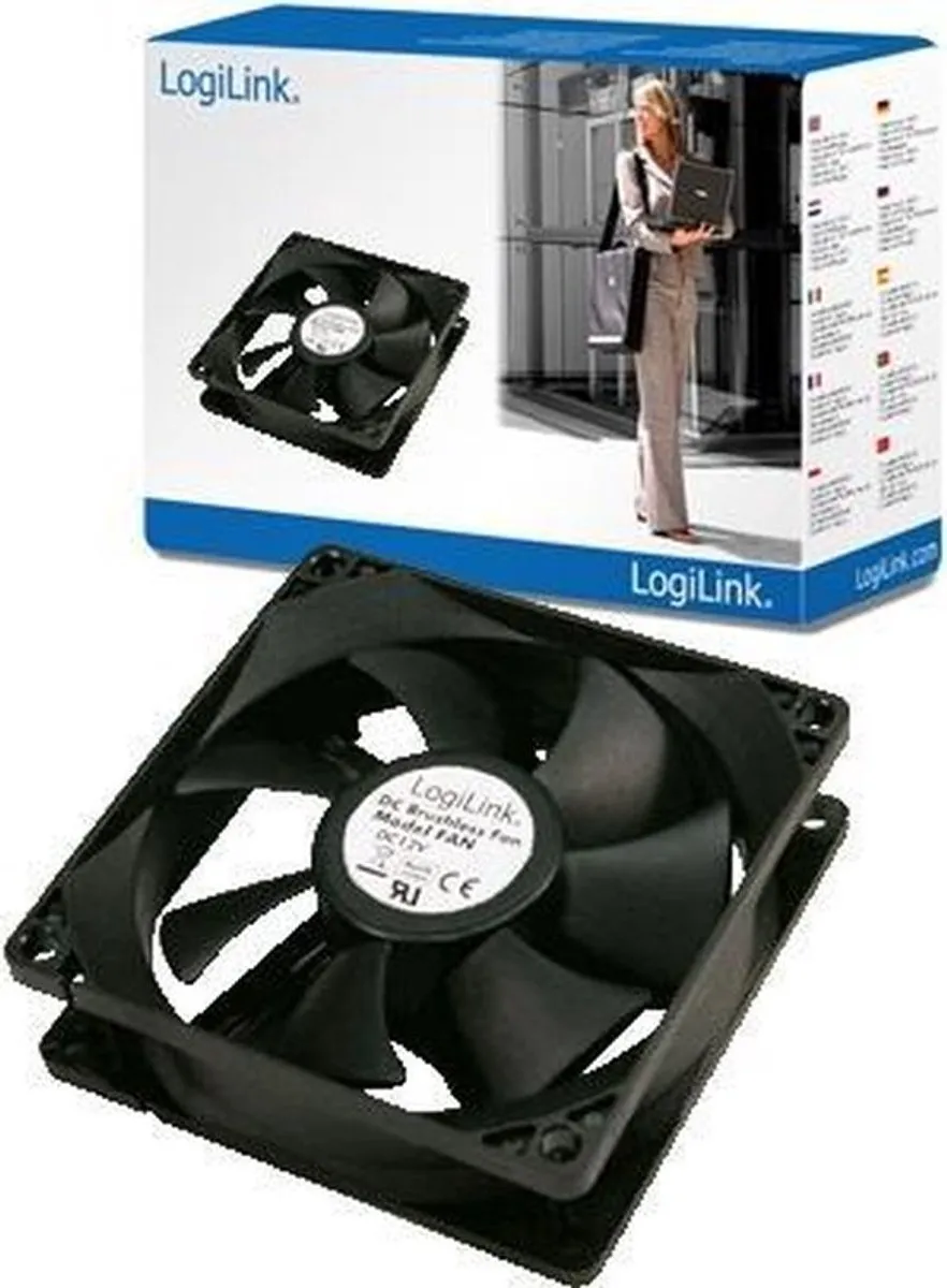 Logilink FAN103 PC Ventilator 120mm - Zwart
