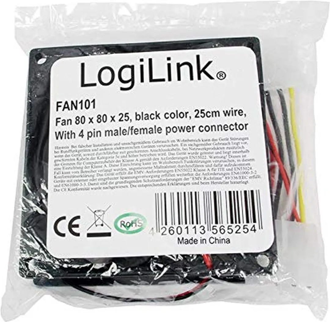 Logilink FAN103 PC Ventilator 120mm - Zwart