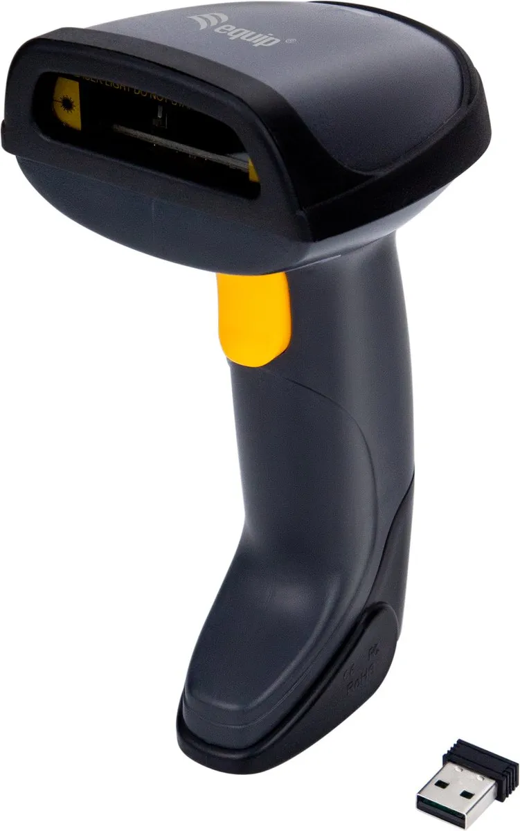 Equip 351023 Barcodelezer 1D LED - Zwart