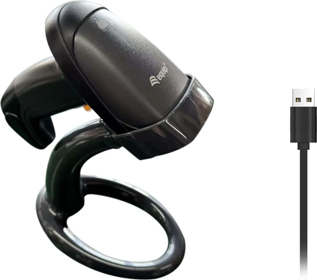 Equip 351023 Barcodelezer 1D LED - Zwart