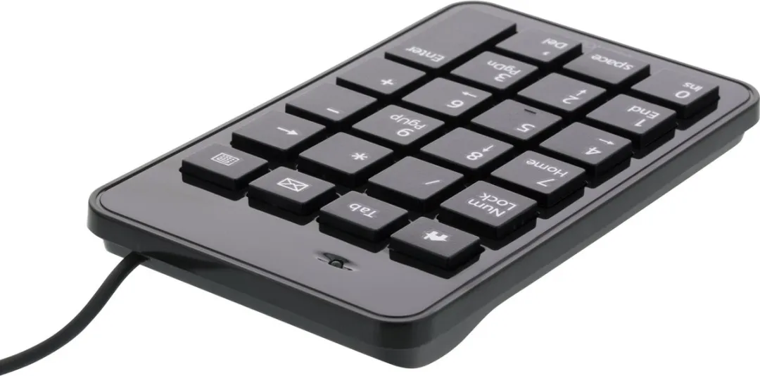 Deltaco TB-120 Numpad - 23 Toetsen - Bedraad - Zwart