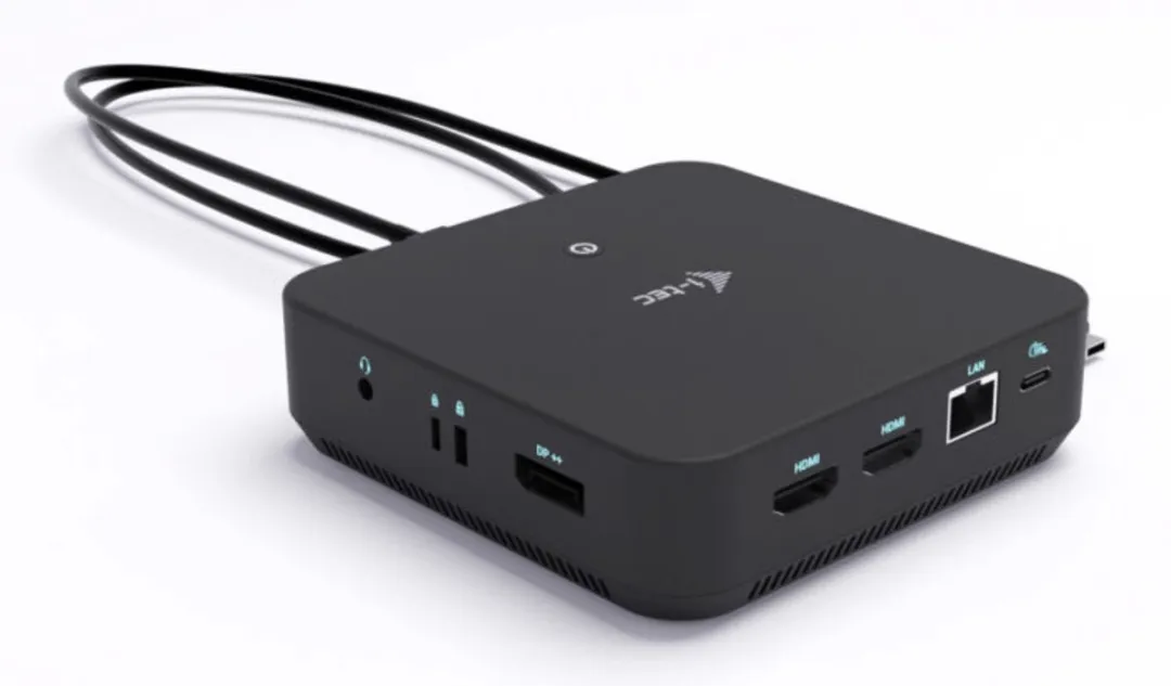 I-tec C31TRIVIDPRO100W USB-C Docking Station - 100W - Zwart