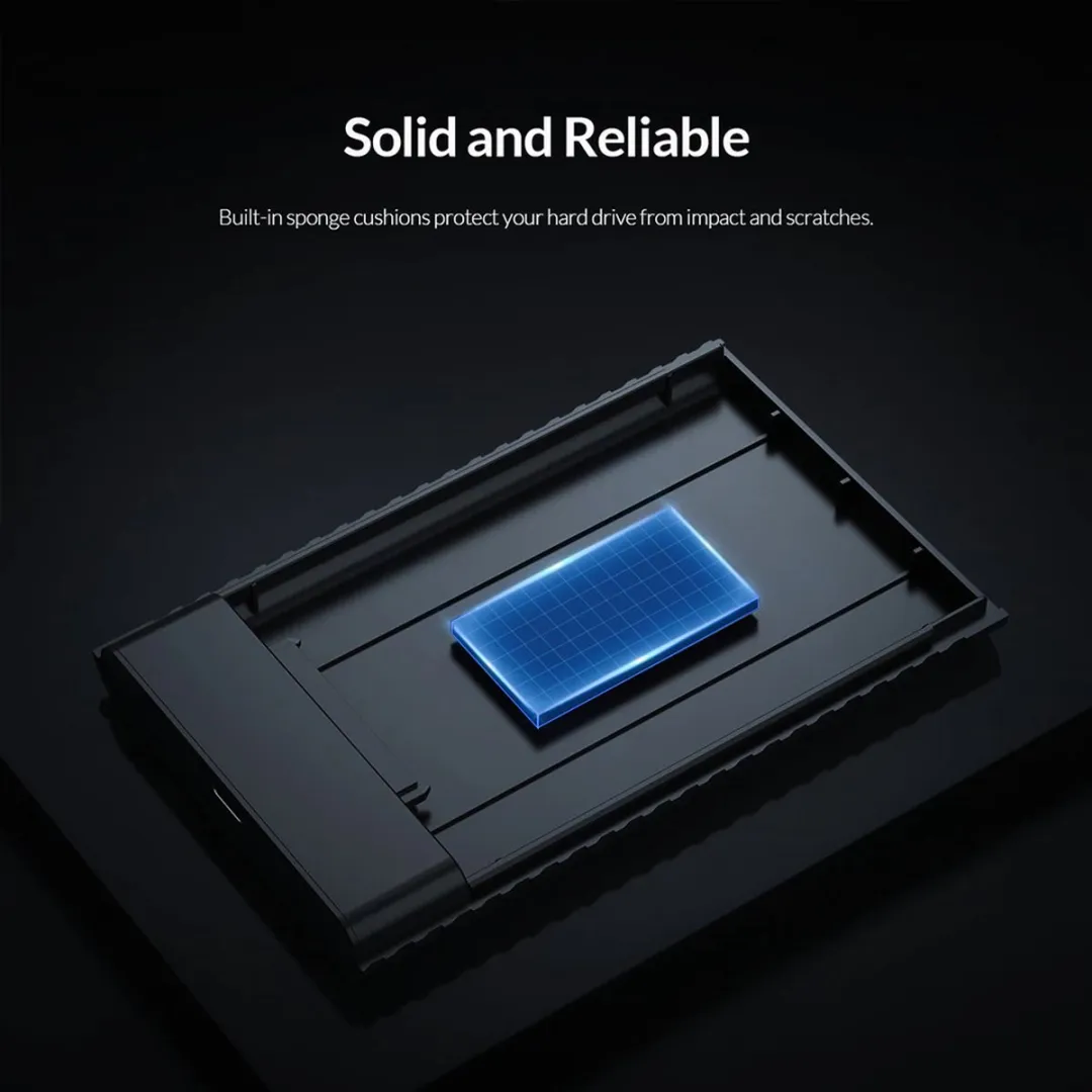 ORICO 2520C3 USB-C 3.1 Gen 2 Behuizing 2,5" SSD/HDD - Zwart