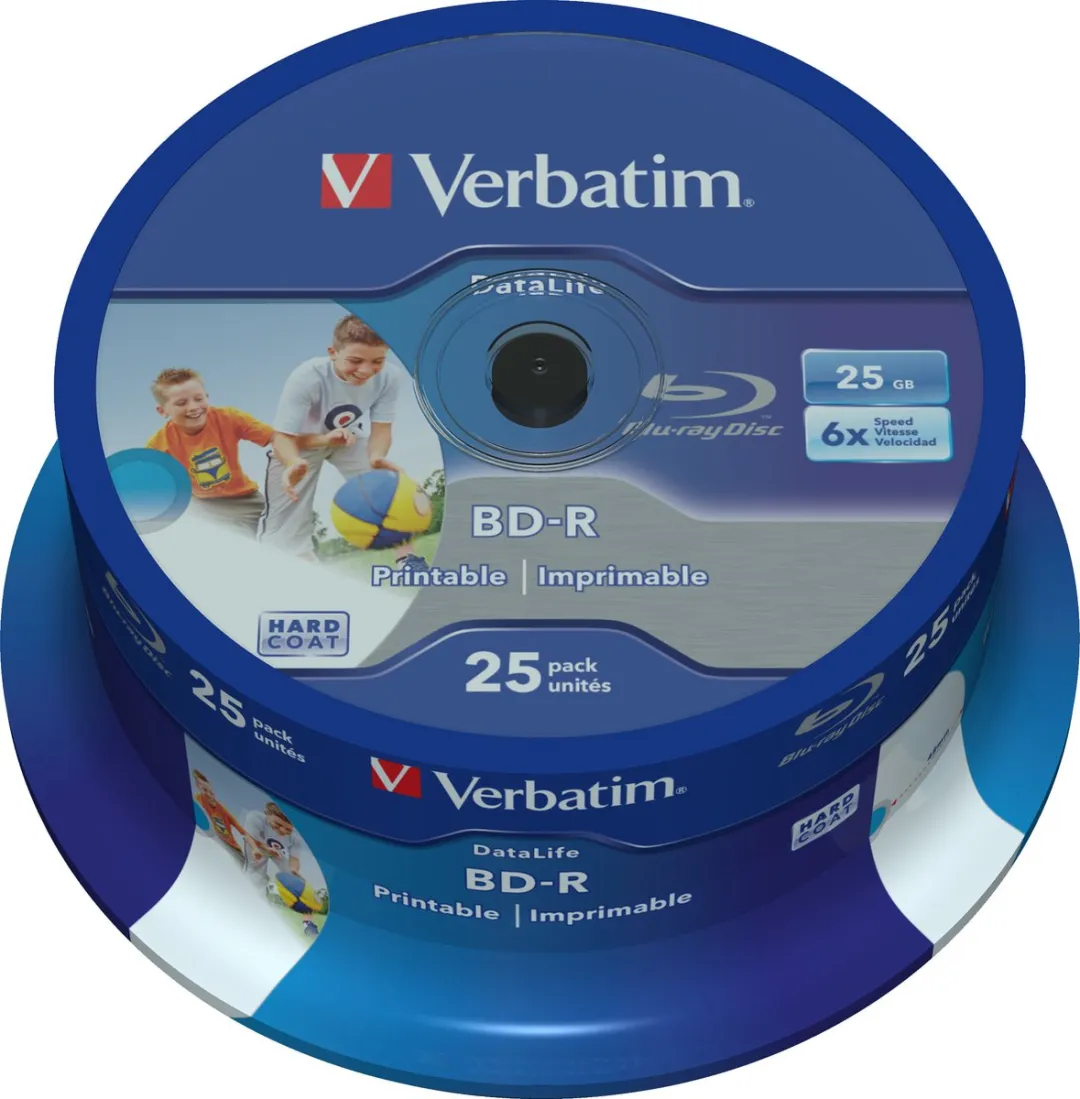 Verbatim BD-R SL Datalife 43811 - 25GB - 6 Stuks - afbeelding 6 van 6