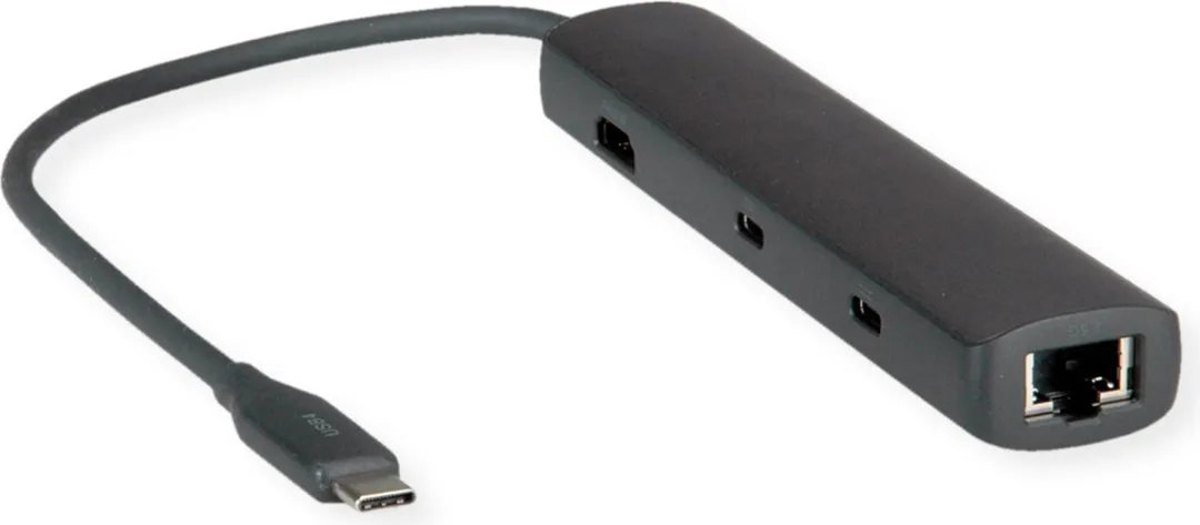 Roline 12021124 USB-C Dockingstation 8K30 HDMI - 3x USB3.2 Gen2 - 2,5GbE - Grijs