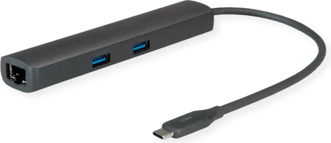 Roline 12021124 USB-C Dockingstation 8K30 HDMI - 3x USB3.2 Gen2 - 2,5GbE - Grijs