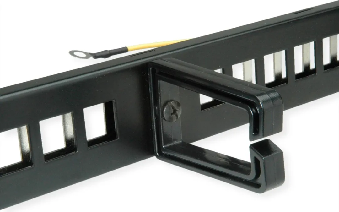 Roline 19" Keystone Patchpaneel 16P - Afgeschermd - Zwart