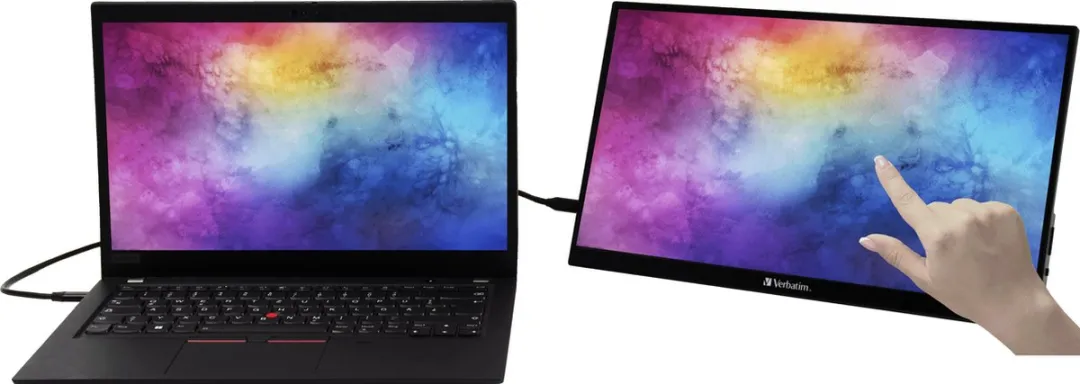 Verbatim Portable Monitor 17.3" - 2x USB-C