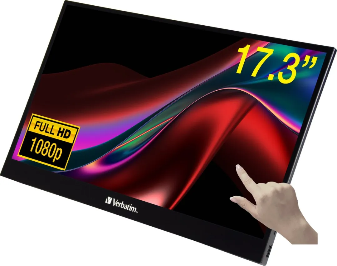 Verbatim Portable Monitor 17.3" - 2x USB-C