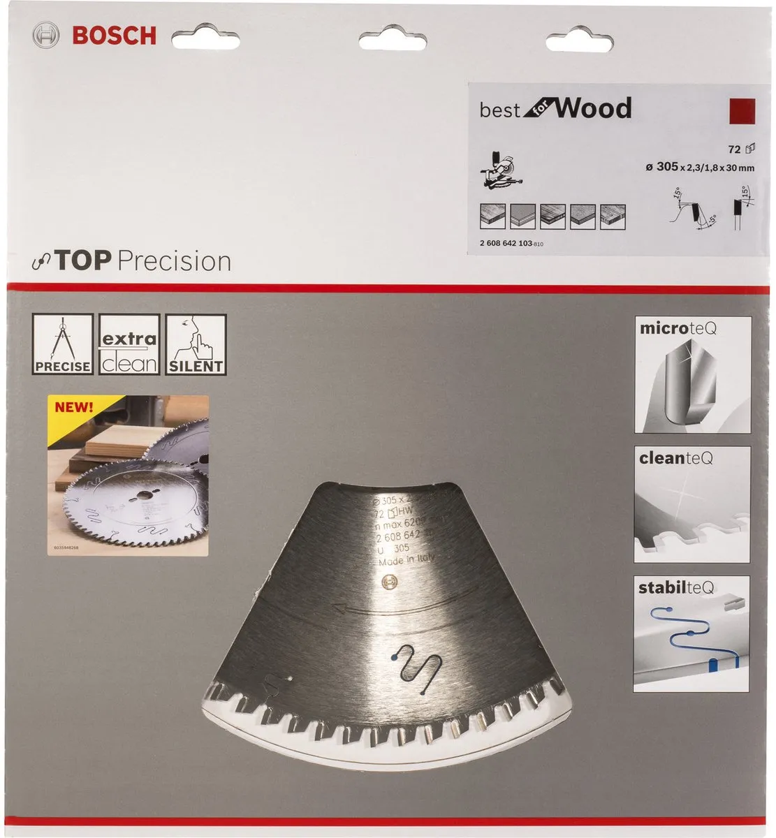 Bosch CIRKZB TOP WOOD Zaagblad 305mm - 72 Tanden