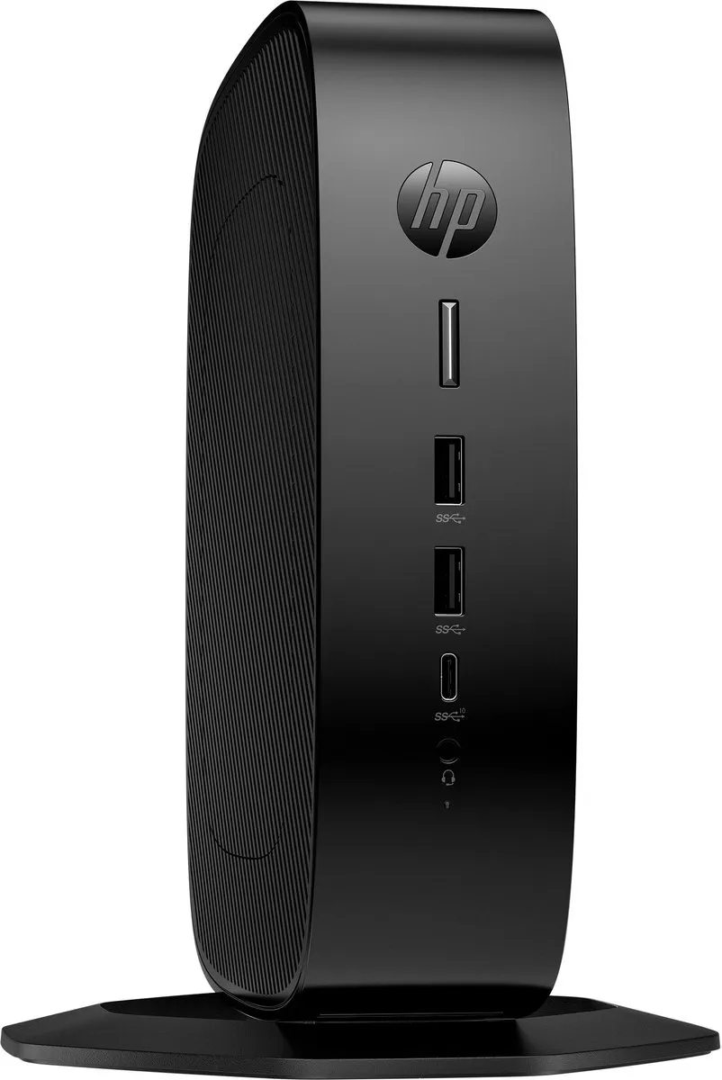 HP Elite t755 V2546 Mini PC - 6 Cores 256GB SSD Zwart