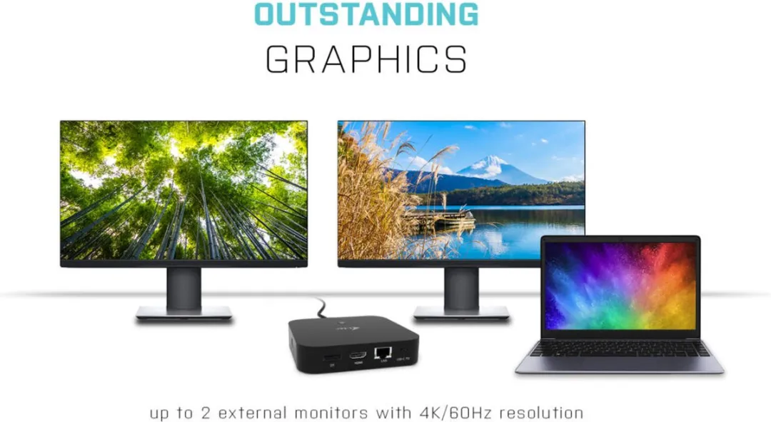 I-tec C31HDMIDPDOCKPD100 USB-C Docking Station - 4K HDMI/DP - 100W Zwart