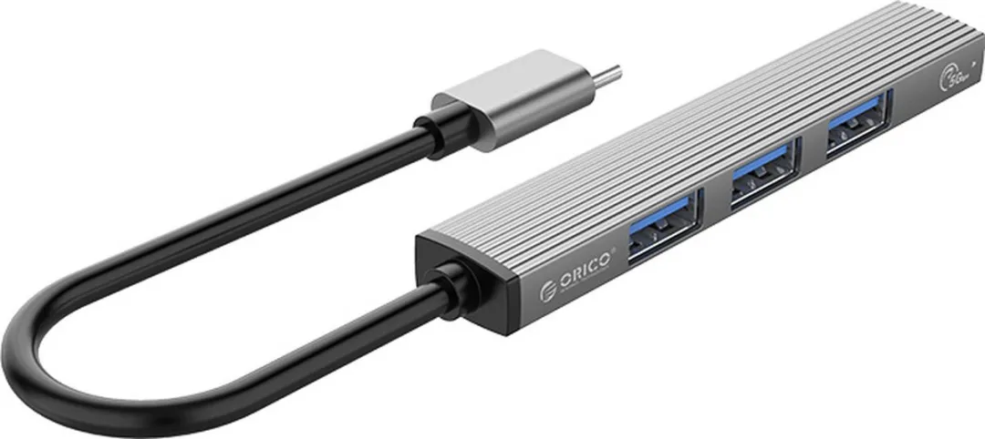 ORICO AH-13-GY USB-C Hub - 1x USB 3.0 5Gbps 3x USB 2.0 Grijs