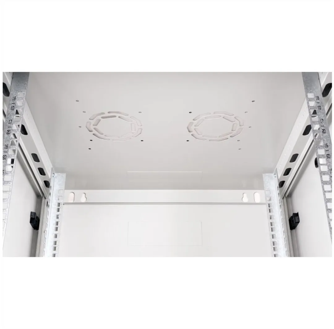 Roline 19-inch Wandbehuizing Basic Plus 18U 600x600mm - Grijs - afbeelding 6 van 6