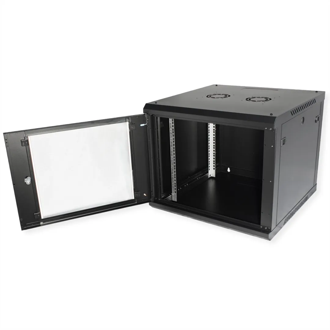 Roline 19-inch Wandbehuizing Basic Plus 9U 600x600mm - Zwart