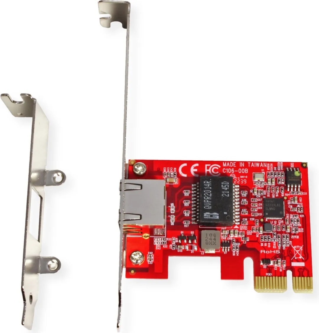 Roline 15062146 Netwerkkaart 2.5Gbps Low Profile PCIe