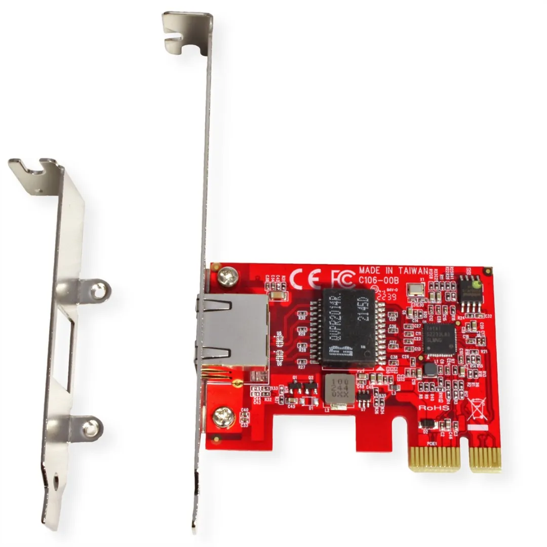 Roline 15062146 Netwerkkaart 2.5Gbps Low Profile PCIe