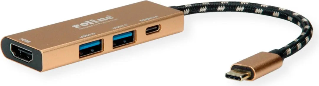 Roline GOLD USB-C Dockingstation 12.02.1119
