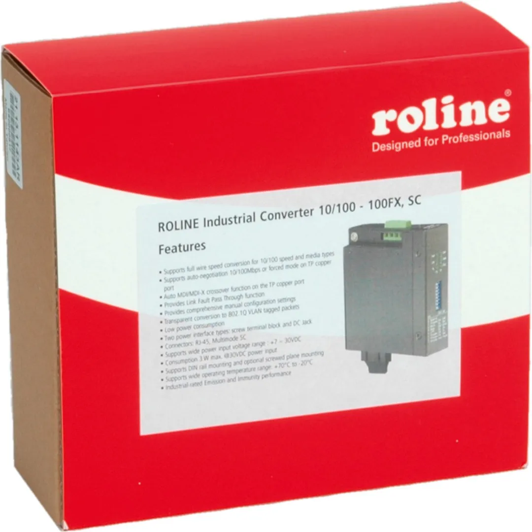 Roline Industrie Converter RJ-45 naar SC - Zwart - afbeelding 2 van 3