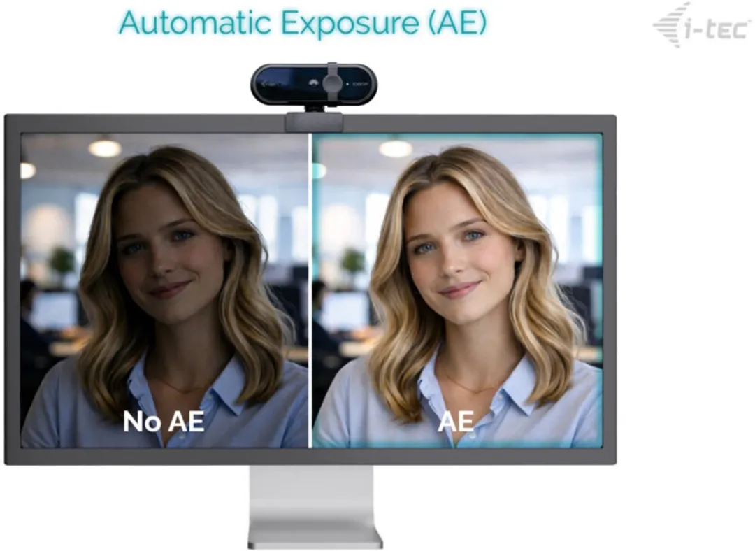 I-tec Solomon 100 Webcam CAMSOLOMONF100 - Full HD - Zwart
