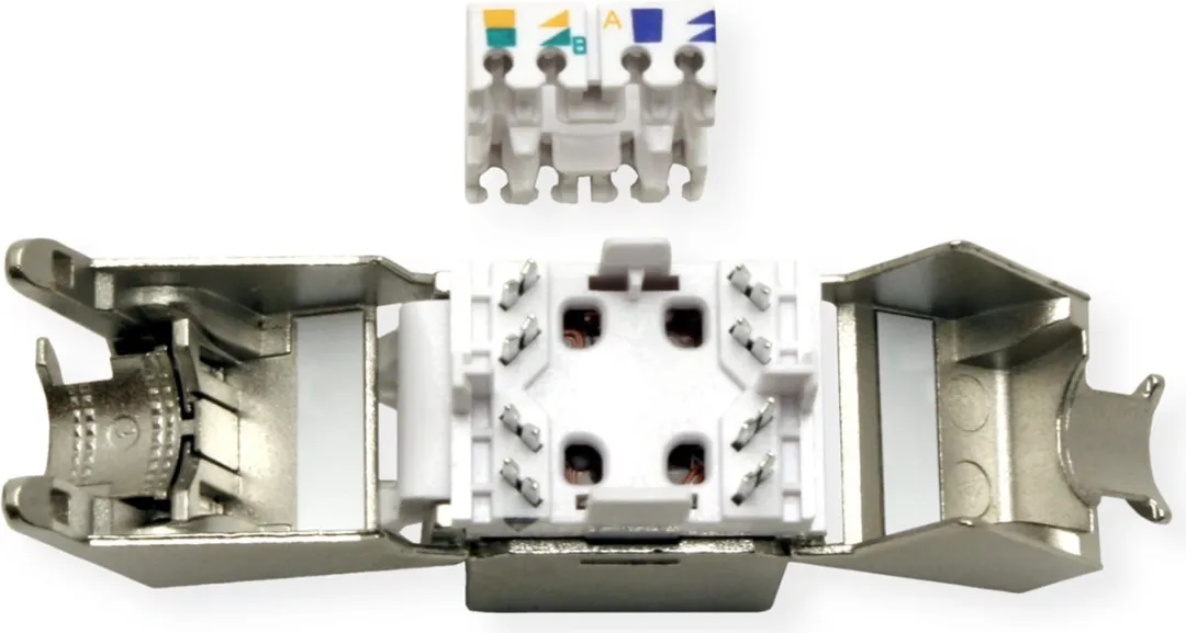 Roline Cat.6 Keystone RJ-45 - Zilver