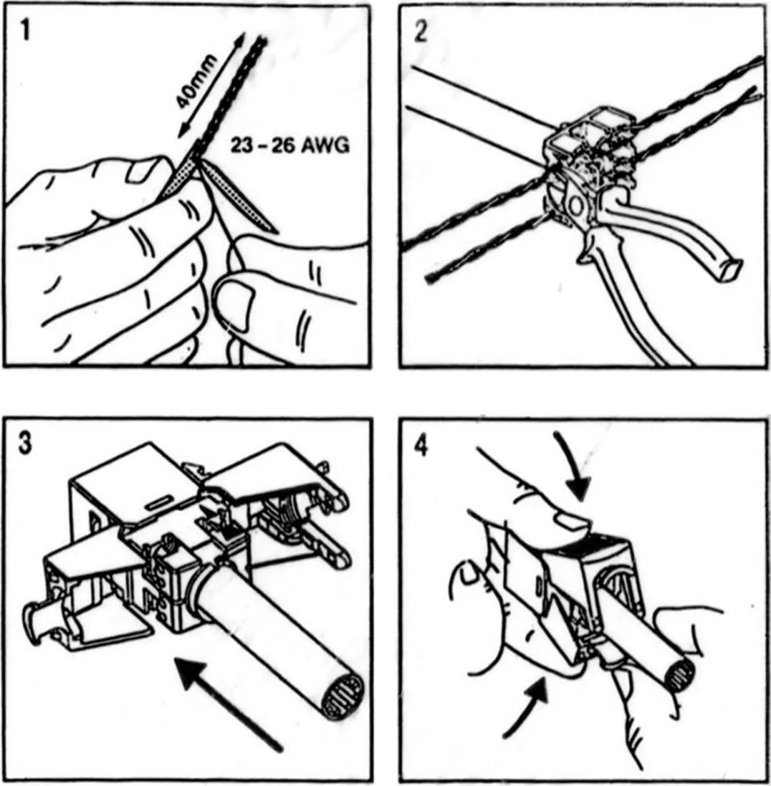 Roline Cat.6 Keystone RJ-45 - Zilver