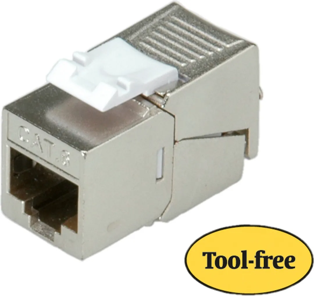 Roline Cat.6 Keystone RJ-45 - Zilver - afbeelding 6 van 6
