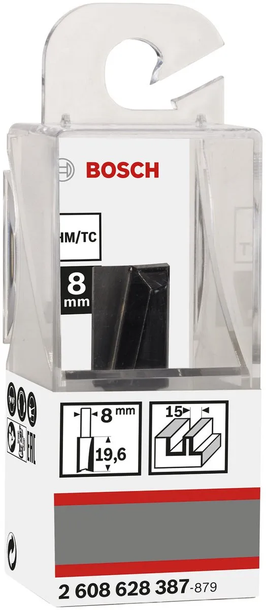 Bosch Vingerfrezen 8x15x20mm - Hout