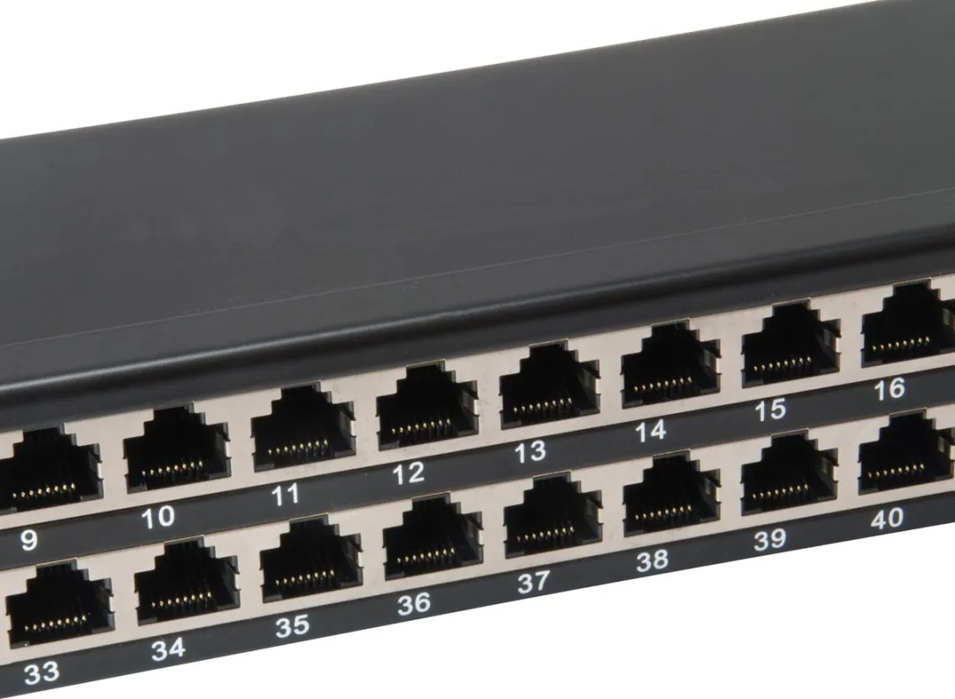 Equip Patchpanel 48x RJ45 Cat6 19" 1HE - Zwart