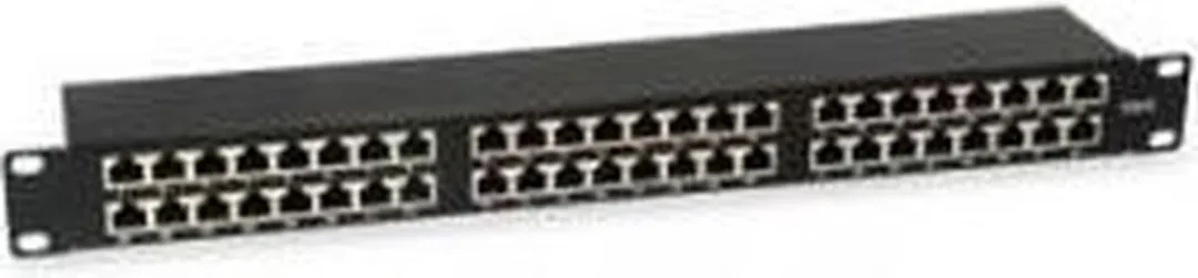 Equip Patchpanel 48x RJ45 Cat6 19" 1HE - Zwart - afbeelding 6 van 6