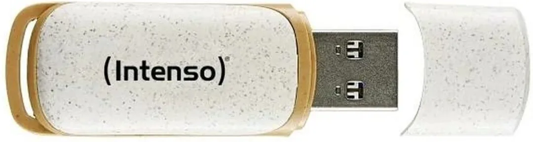 (Intenso) Green Line USB-stick - 128GB - USB 3.2 - 70MB/s - 100% biologisch afbreekbare behuizing