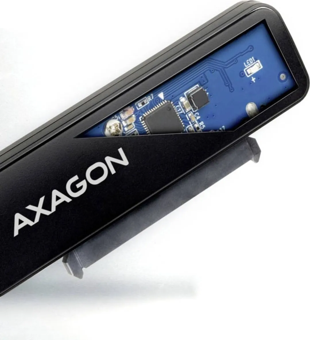 Axagon ADSA-FP2A Harde Schijf-Dockingstation - Kleurloos/Zwart