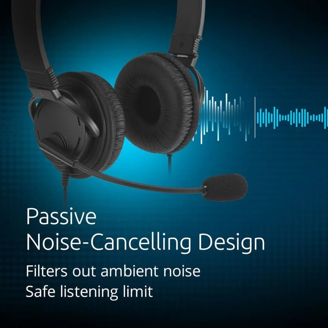 Kensington Headset Classic K97464WW - Zwart
