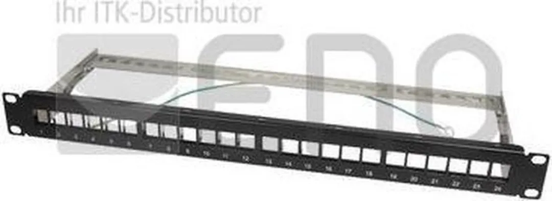 Logilink NK4042 Patch Paneel 1U - Zwart