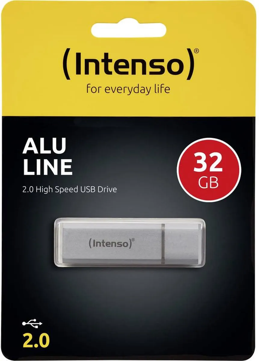 Intenso Alu Line USB-stick 32GB - USB 2.0 - Zilver
