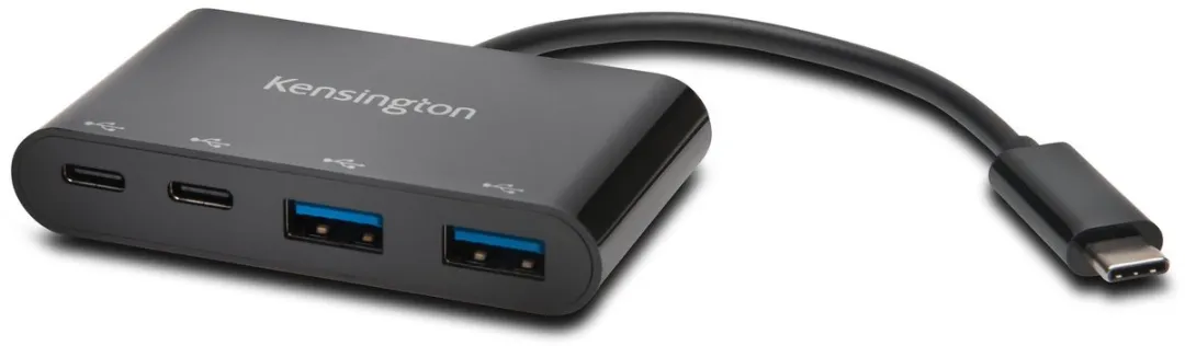 Kensington K39124EU USB 3.1 Hub 4-Poorten - Zwart