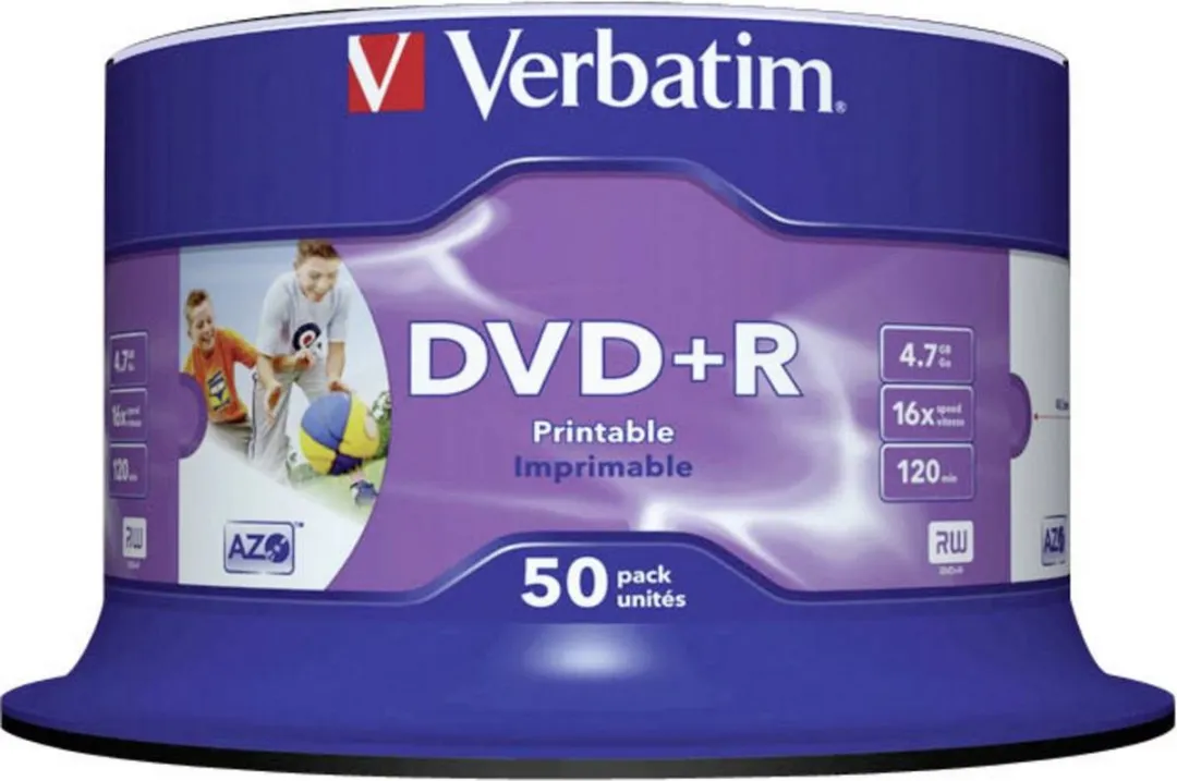 Verbatim DVD+R 4.7GB 16x - 50 Stuks - afbeelding 6 van 6