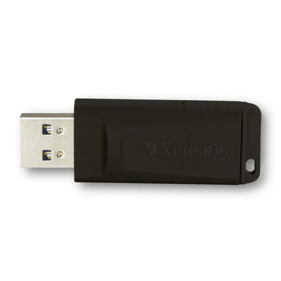 Verbatim Slider 49328 USB-stick 128GB - Zwart
